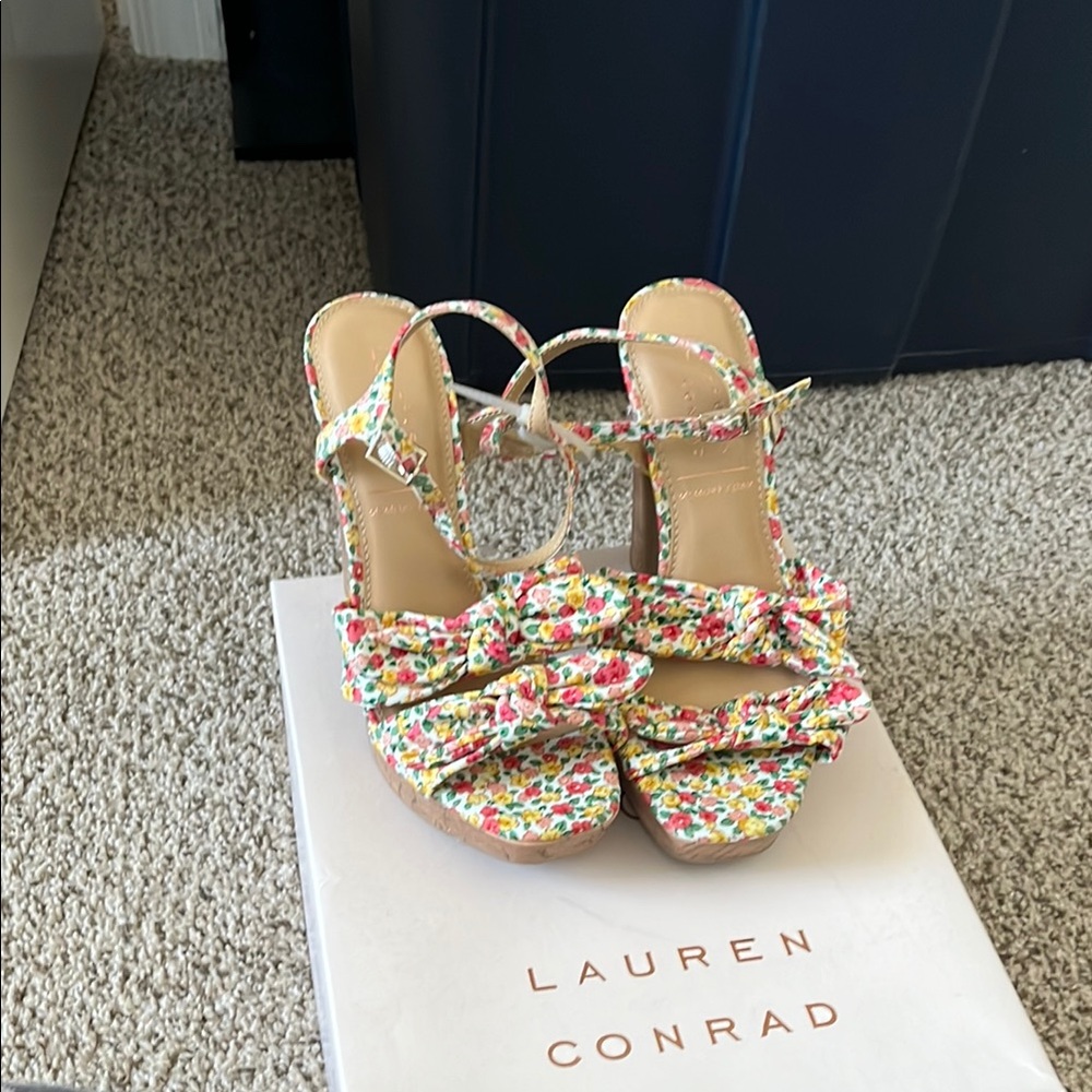 Floral heels